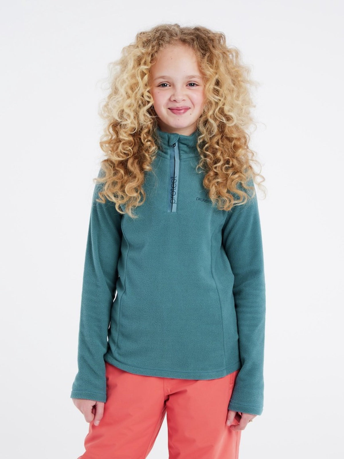 PROTEST MUTEY JR 1/4 zip top | Jewel Blue