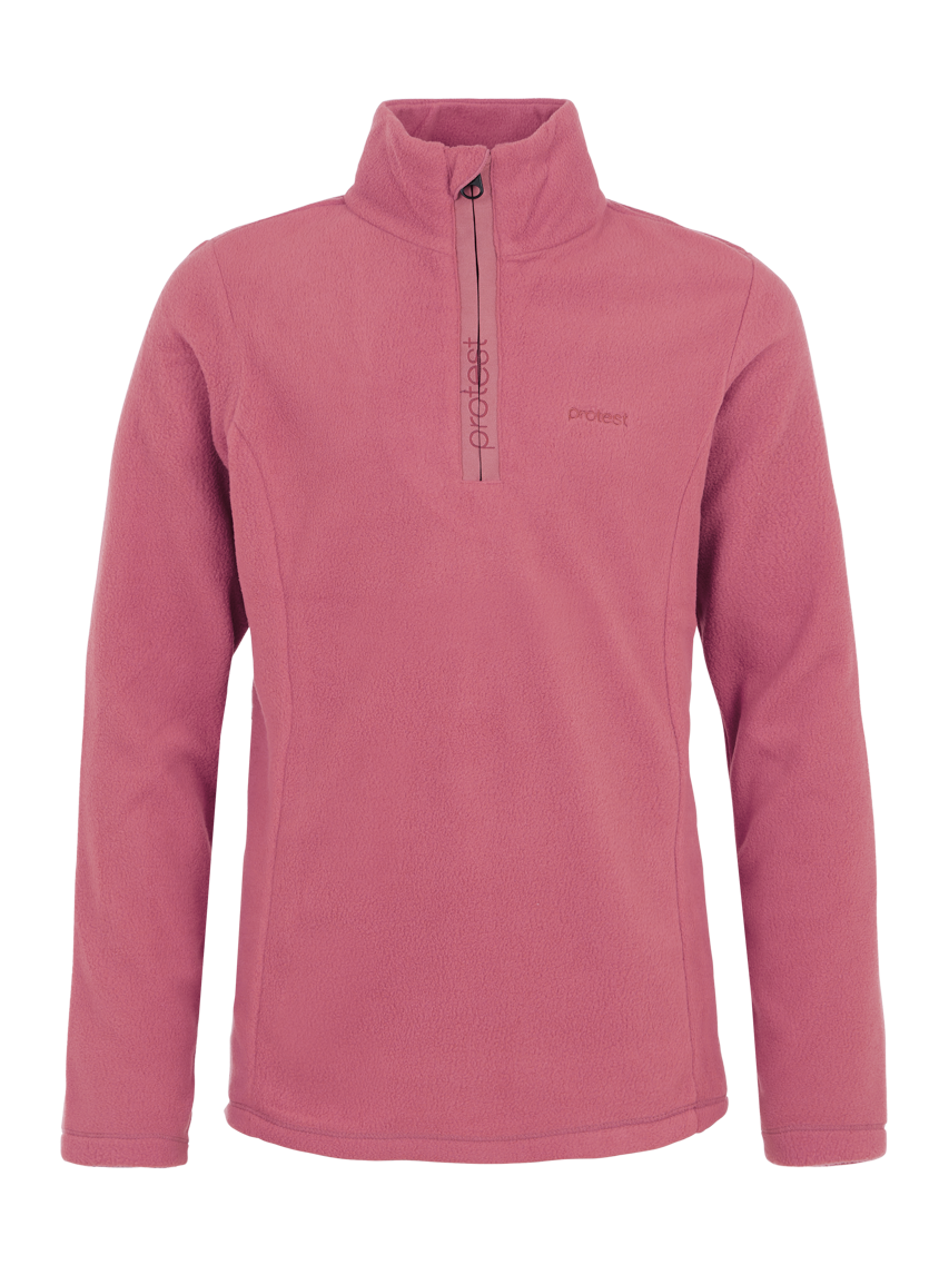 PROTEST MUTEY JR 1/4 Zip Top | Rose Dust