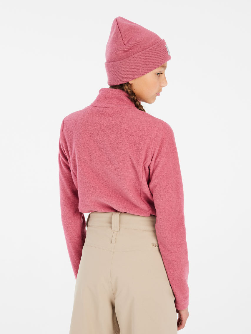 PROTEST MUTEY JR 1/4 Zip Top | Rose Dust