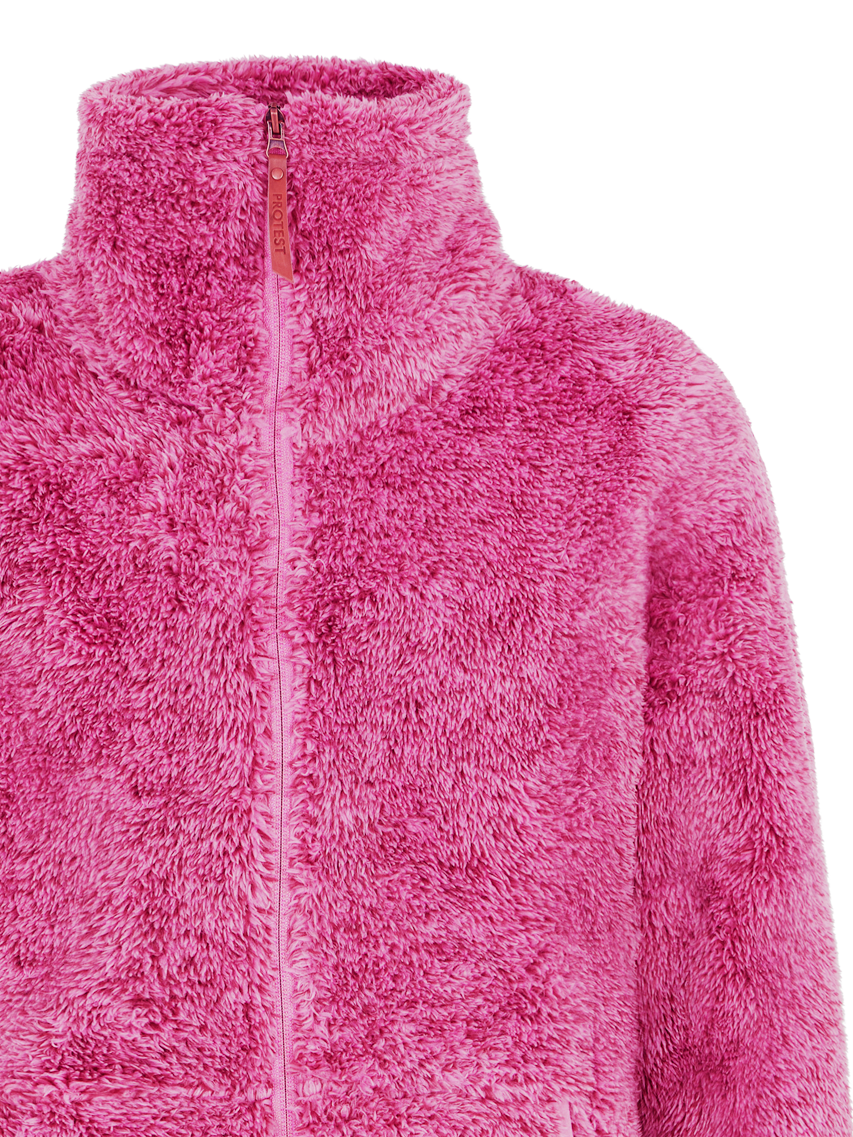 PROTEST RIRI JR Full Zip Top | Foxy Pink