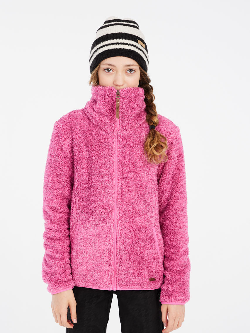 PROTEST RIRI JR Full Zip Top | Foxy Pink