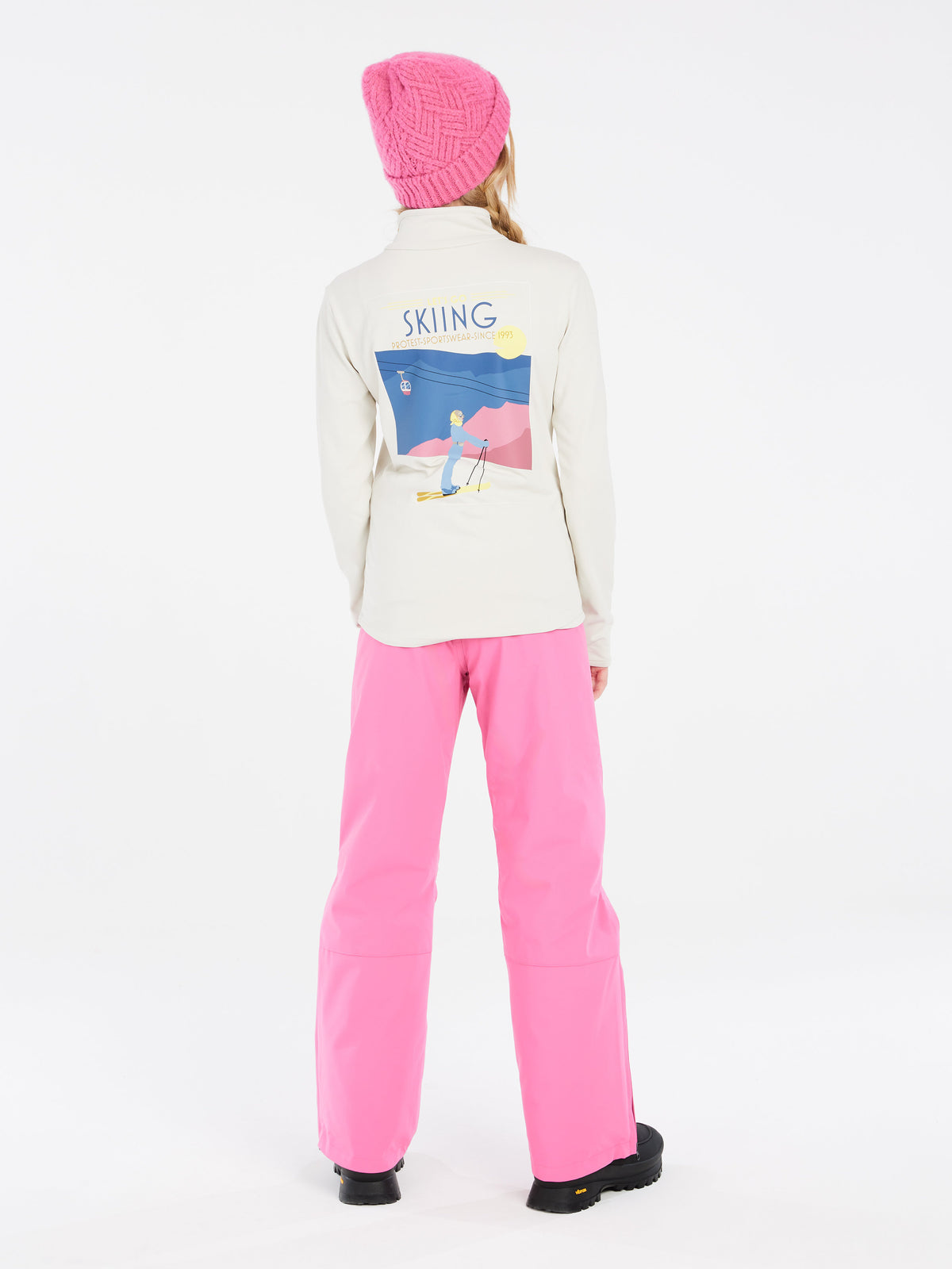 PROTEST PRTDESRA JR 1/4 zip activ | Kitoffwhite