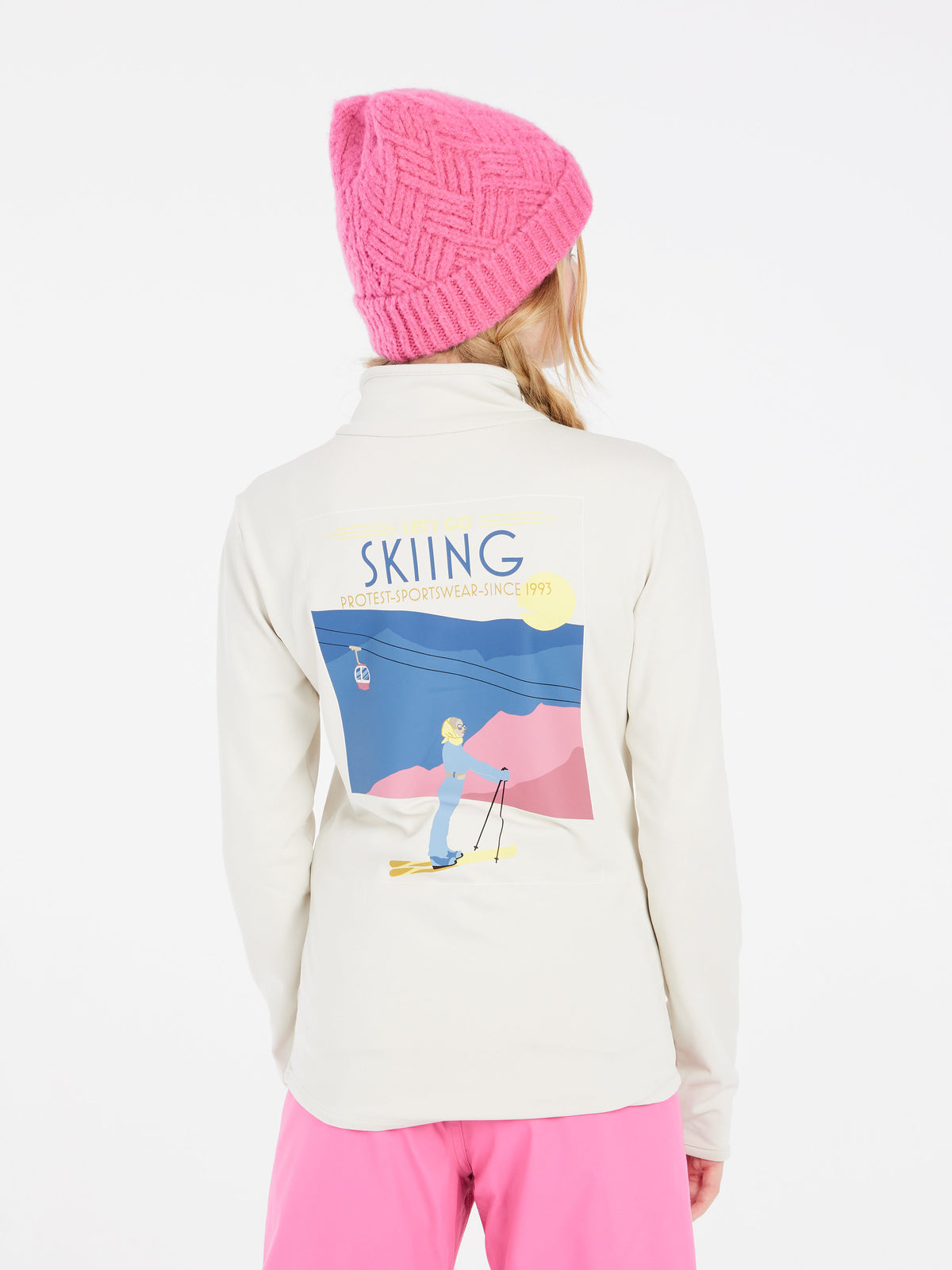 PROTEST PRTDESRA JR 1/4 zip activ | Kitoffwhite