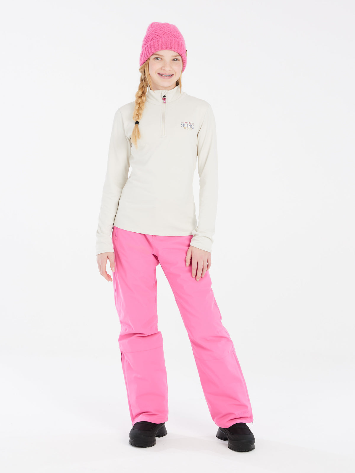 PROTEST PRTDESRA JR 1/4 zip activ | Kitoffwhite