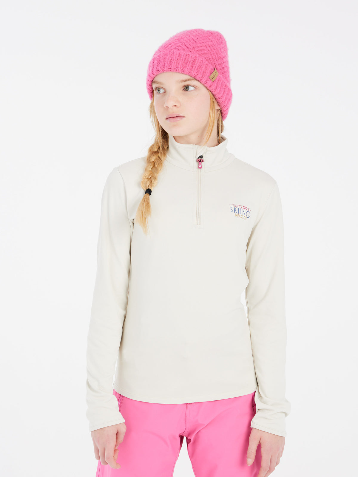 PROTEST PRTDESRA JR 1/4 zip activ | Kitoffwhite