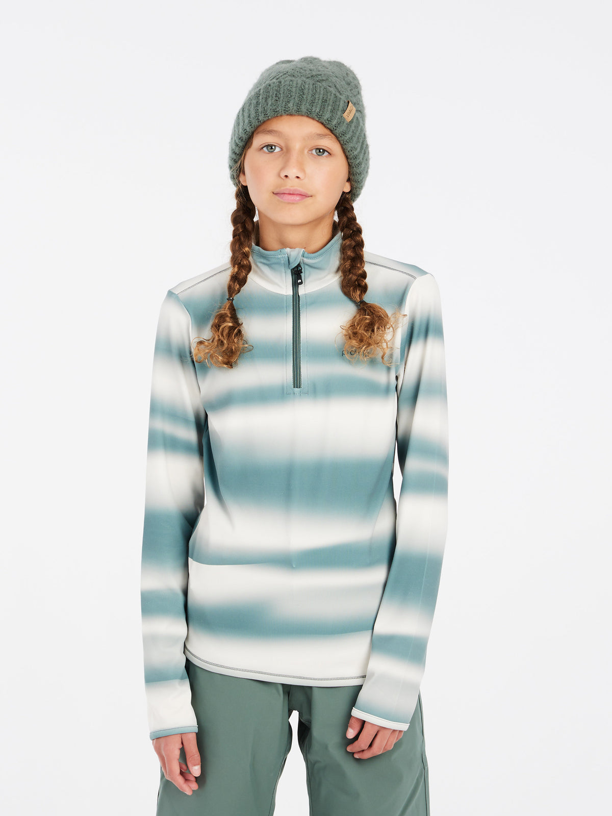 PROTEST PRTBETTE JR 1/4 zip activ | Evergreen