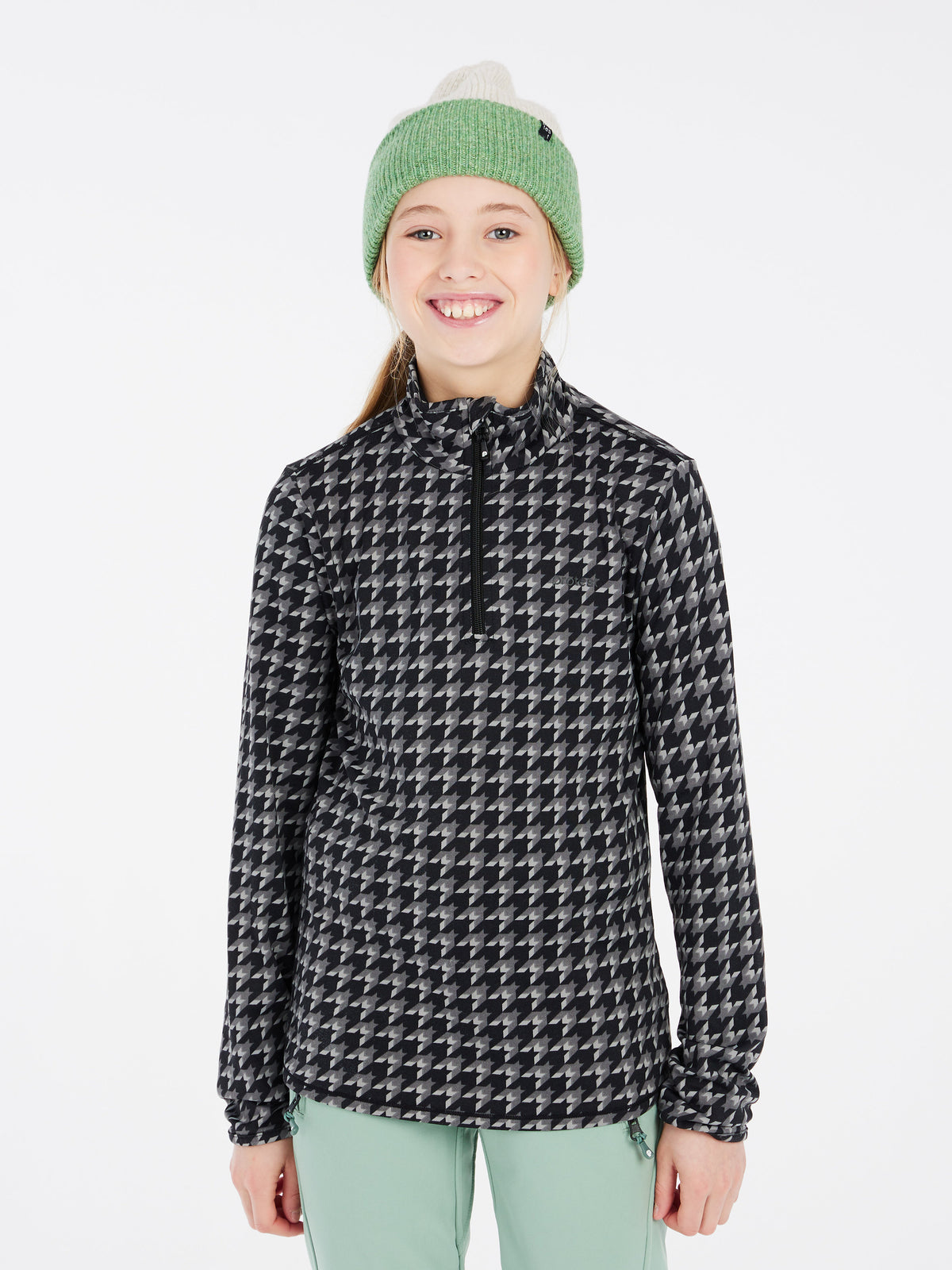 PROTEST PRTBETTE JR 1/4 zip activ | True Black