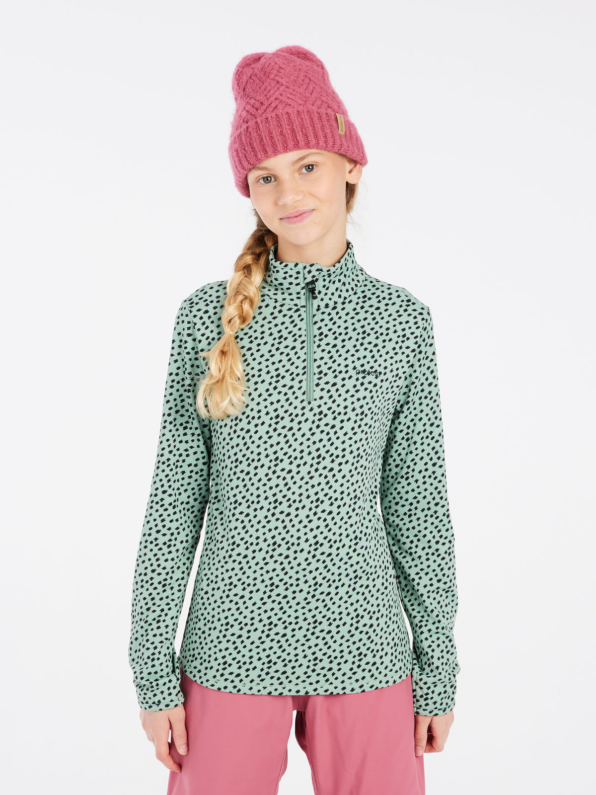 PROTEST PRTZOAK JR 1/4 zip active | Green Baygreen