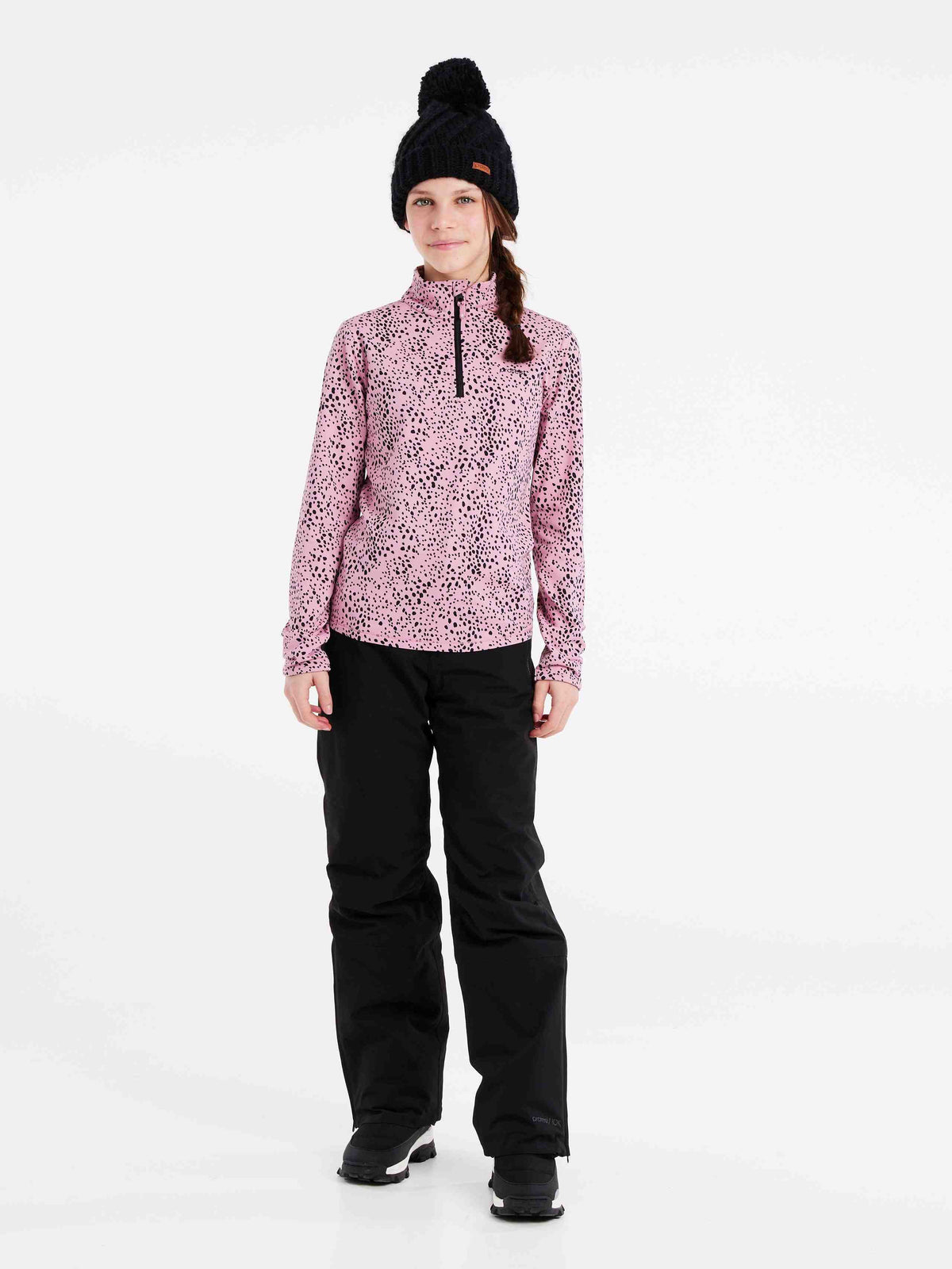 PROTEST PRTVESH JR 1/4 zip top | Cameo Pink