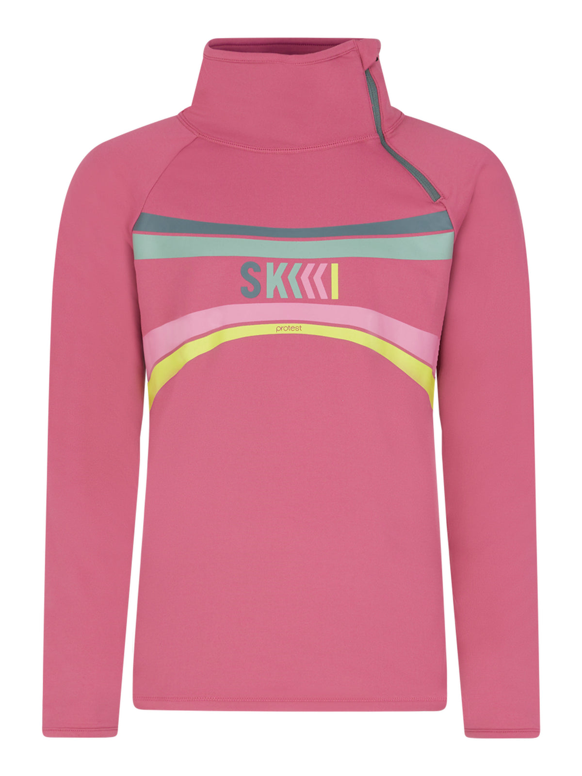 PROTEST PRTTUTTI JR 1/4 zip activ | Rose Dust