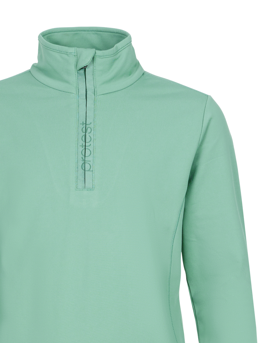 PROTEST REFABRIZOY JR 1/4 Zip Top | Green Baygreen