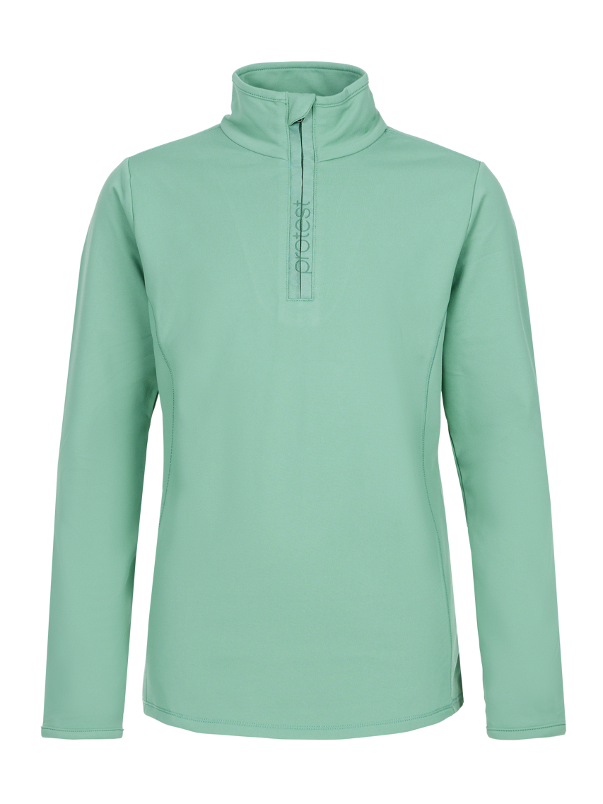 PROTEST REFABRIZOY JR 1/4 Zip Top | Green Baygreen