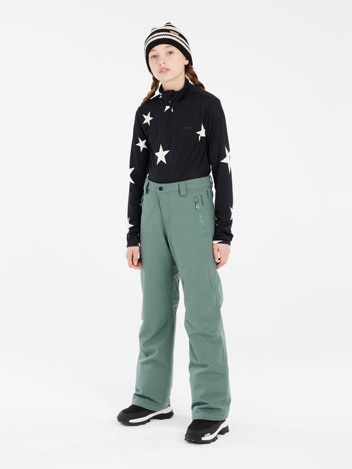 PROTEST PRTSTERIO JR Ski & Snowboard trousers | Evergreen