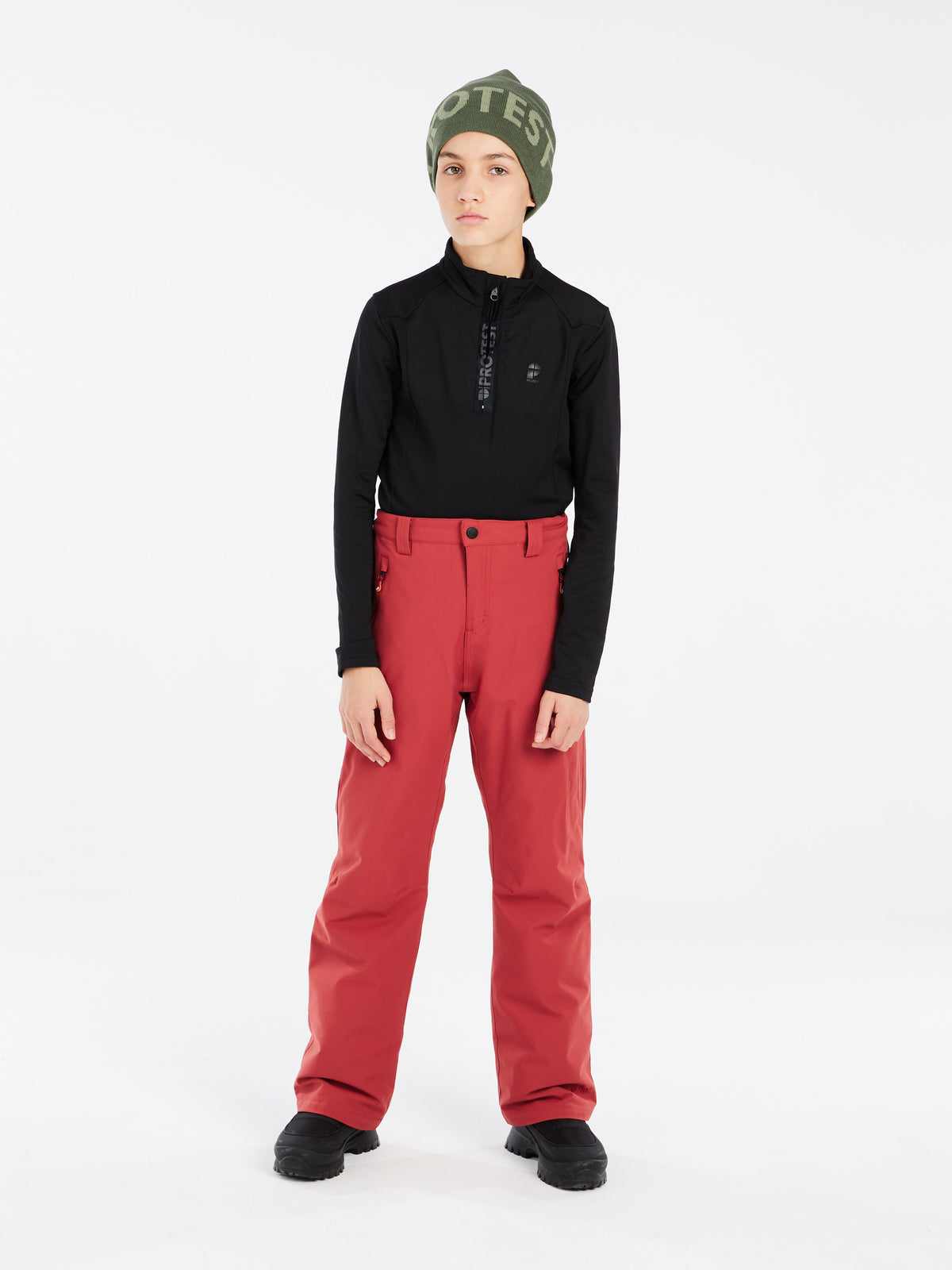PROTEST PRTSTERIO JR Ski & Snowboard trousers | Barn Red
