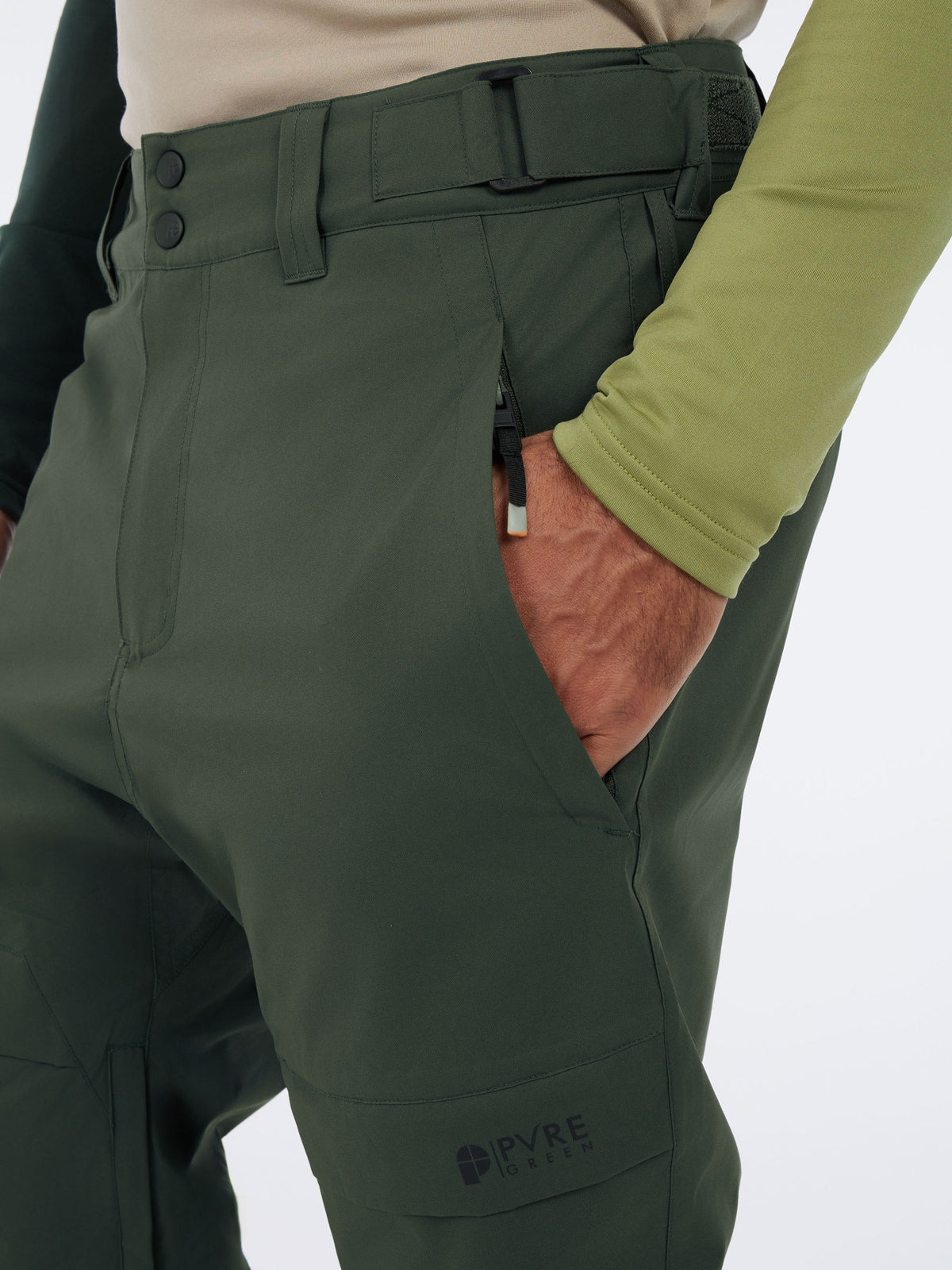 PROTEST PRTKvitis Ski & Snowboard trousers | Kale green
