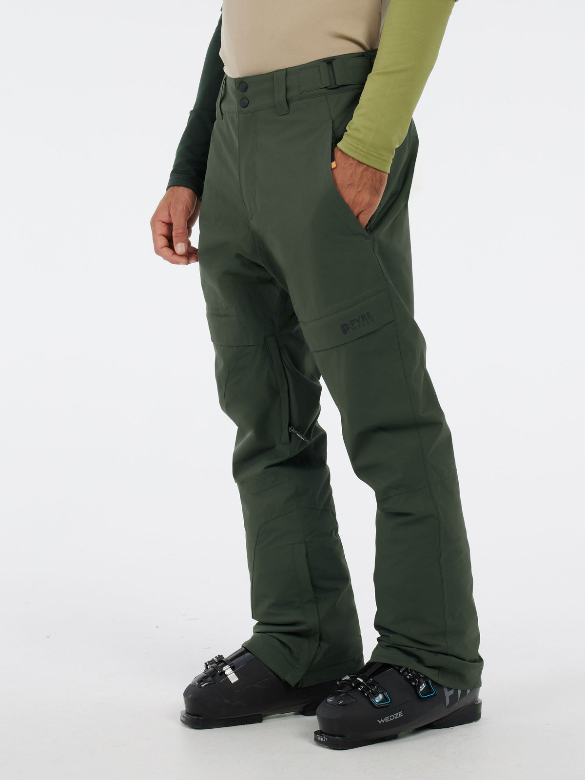 PROTEST PRTKvitis Ski & Snowboard trousers | Kale green