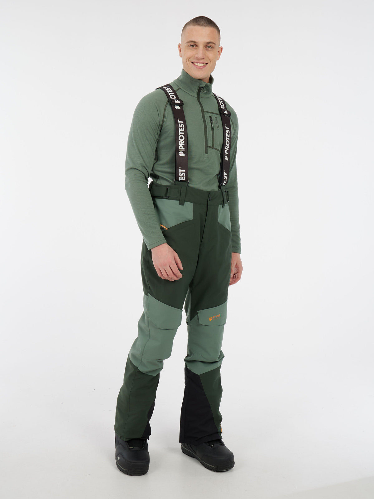 PROTEST PRTReider Ski & Snowboard trousers | Kale green