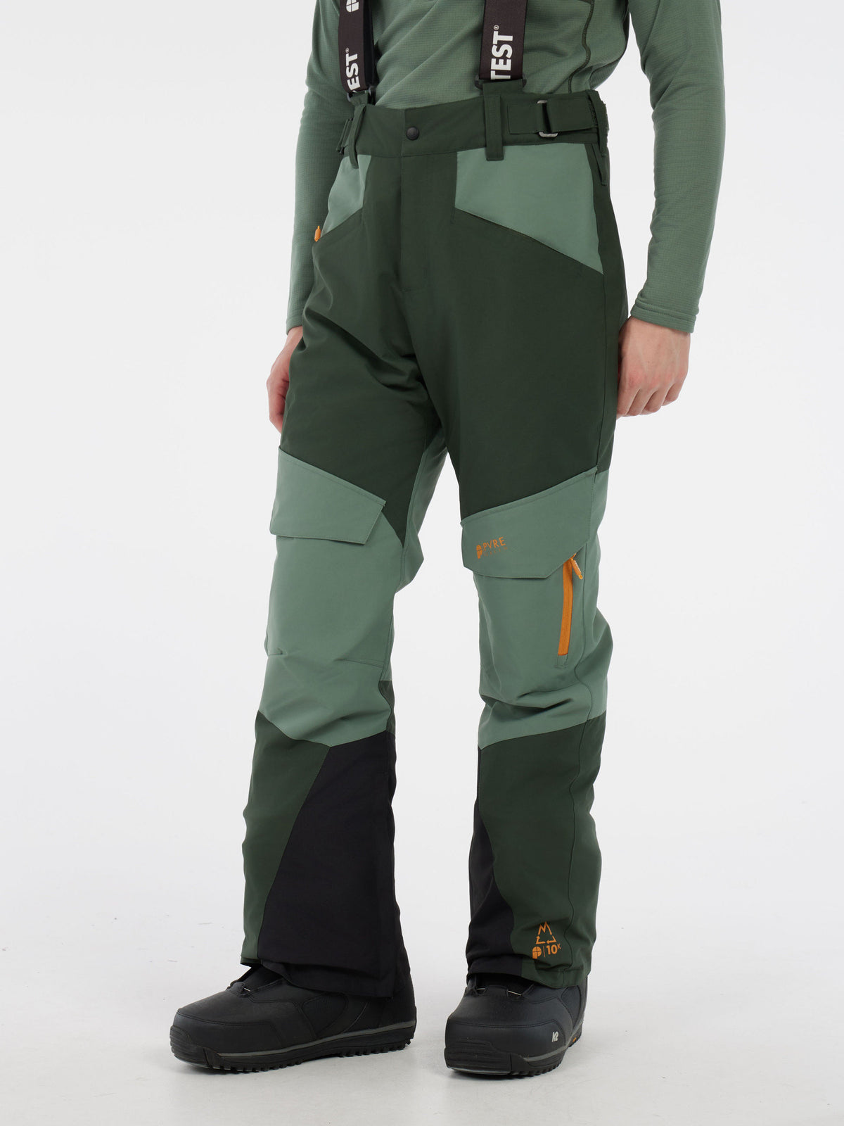 PROTEST PRTReider Ski & Snowboard trousers | Kale green