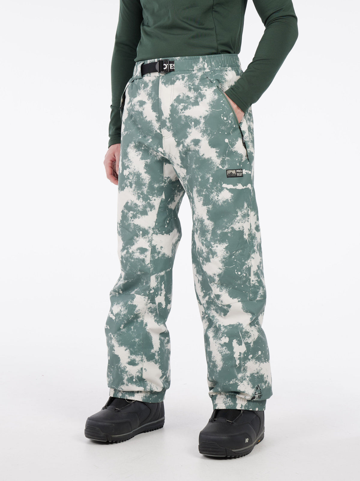 PROTEST PRTWasp Ski & Snowboard trousers | Aspen green