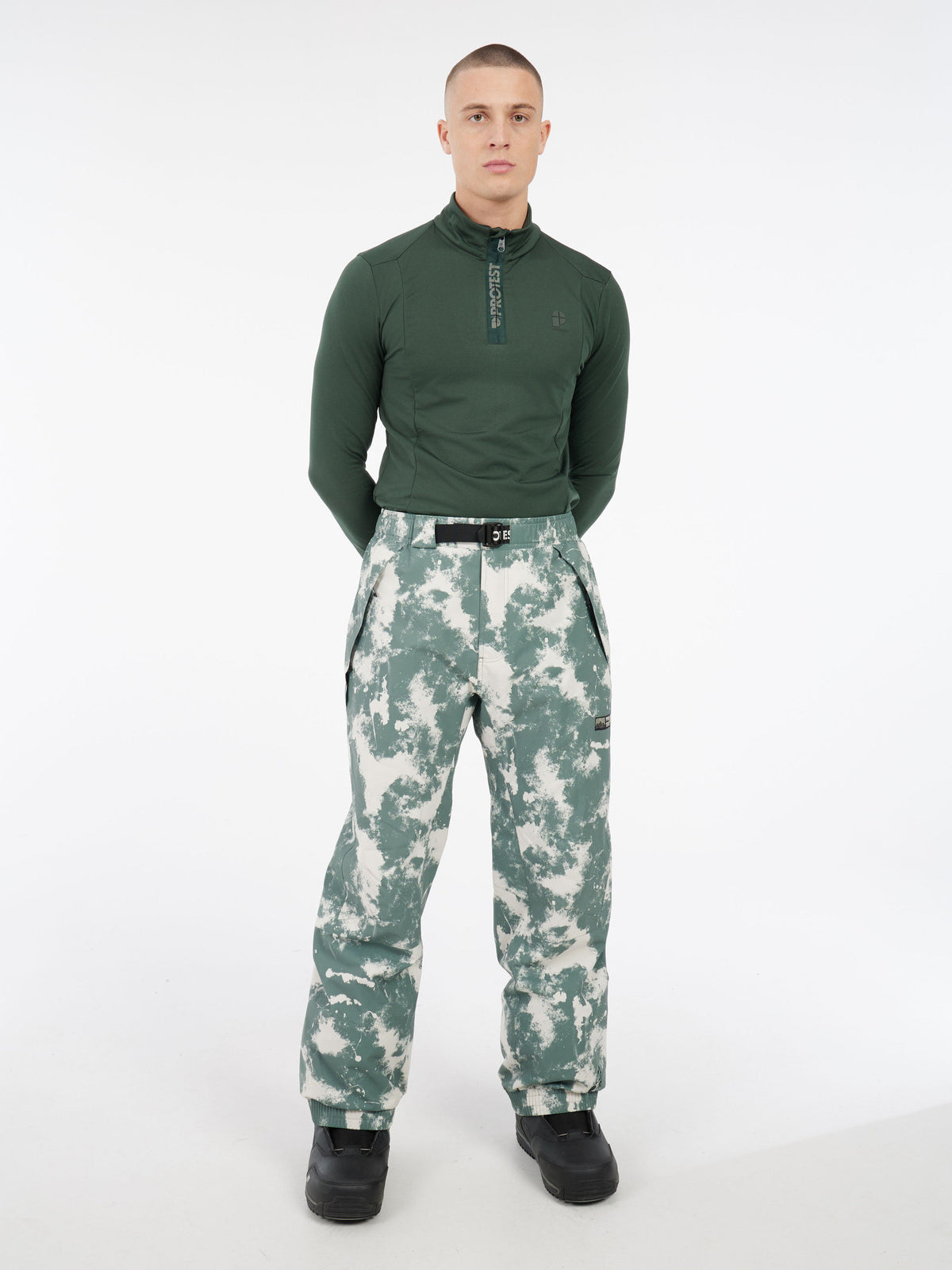 PROTEST PRTWasp Ski & Snowboard trousers | Aspen green