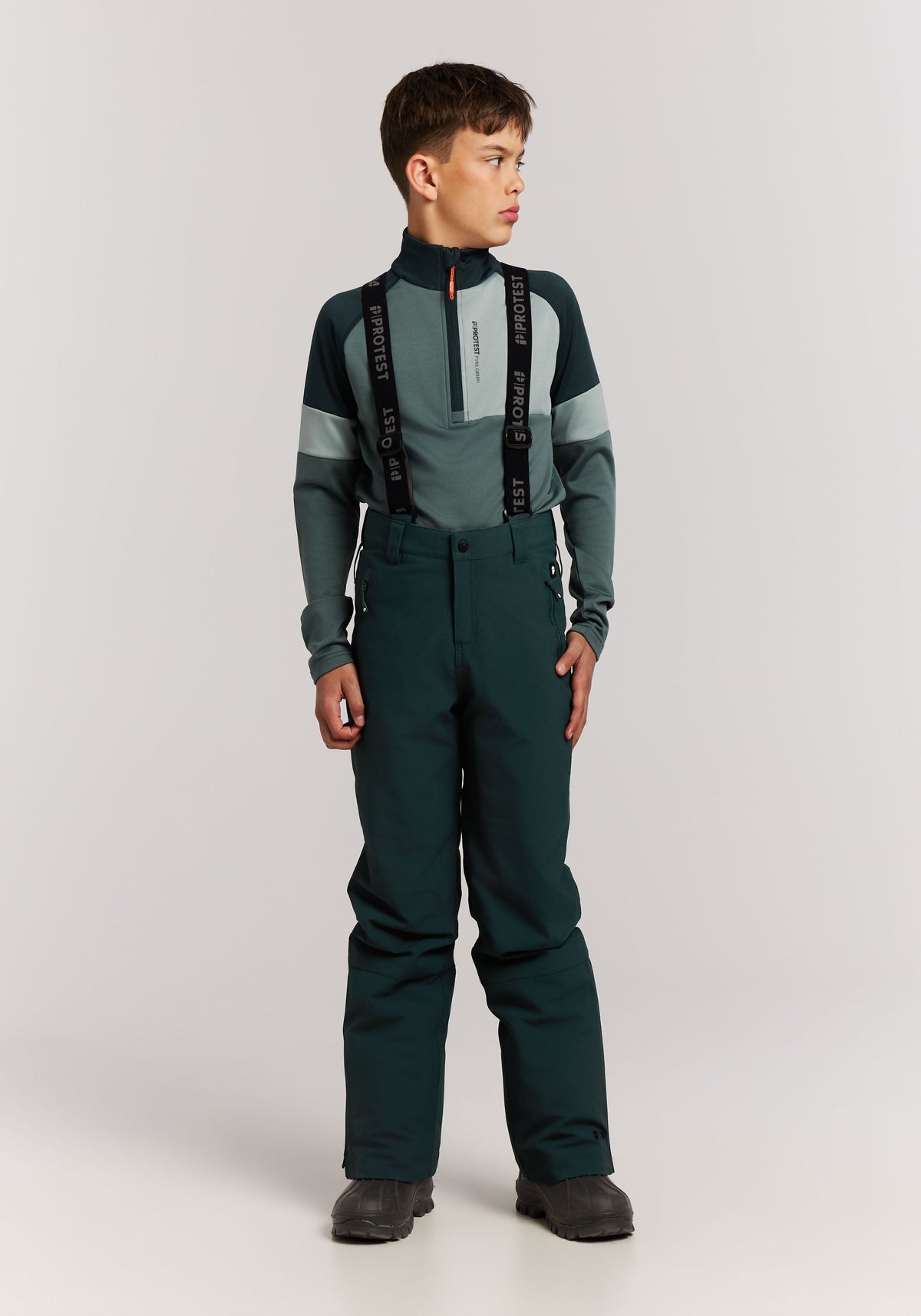 PROTEST Spikety JR Snowpants | Kombu green