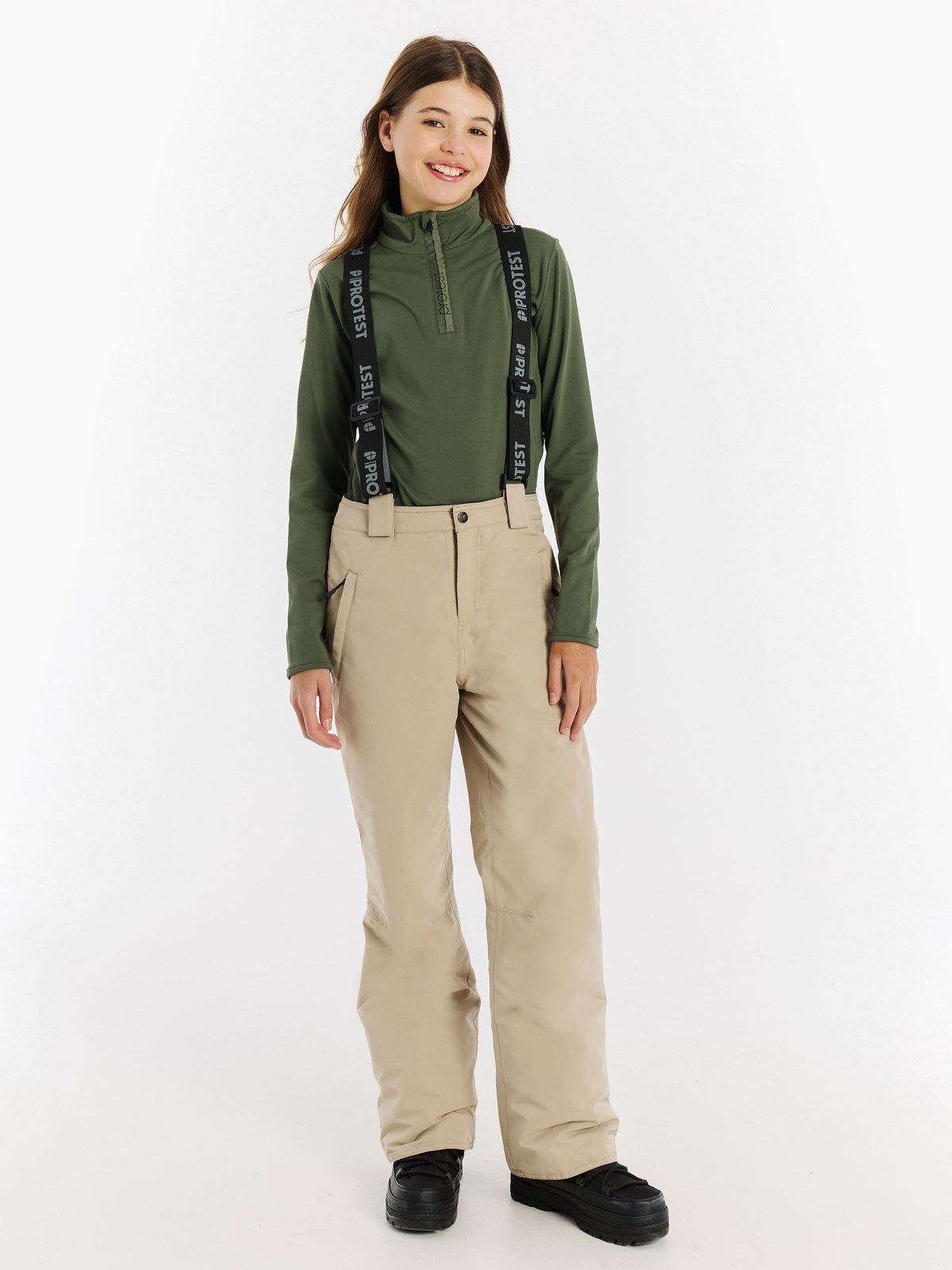 PROTEST PRTWhisper JR Ski & Snowboard trousers | BambooBeige