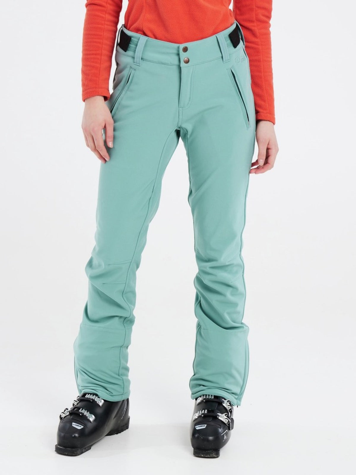 PROTEST LOLE softshell snowpants | Crocodile Green