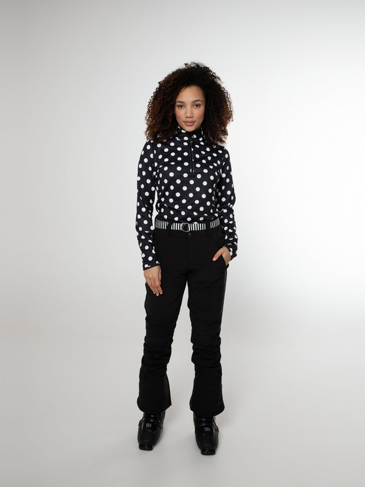 PROTEST RAMI softshell snowpants | True Black