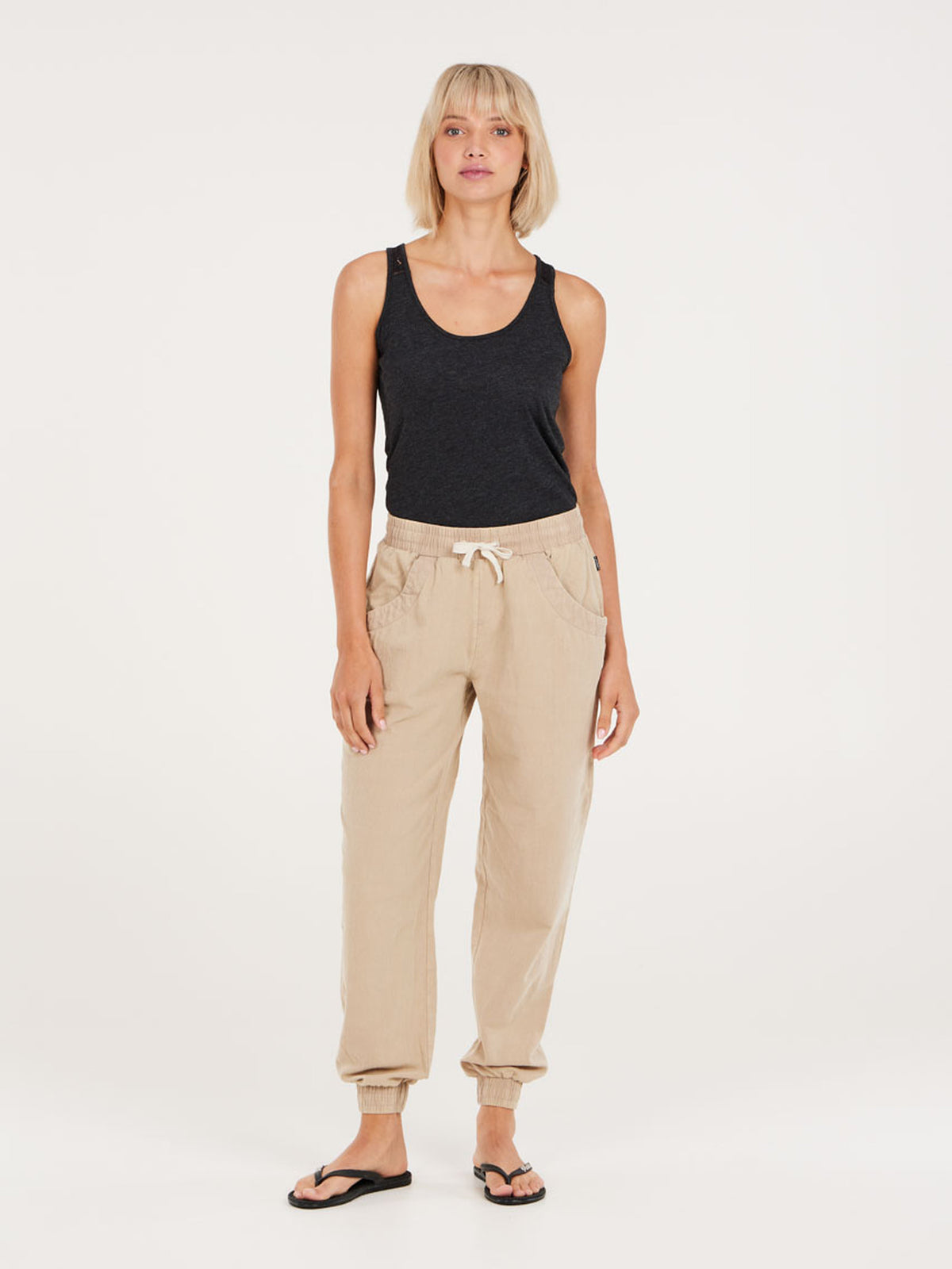 PROTEST PRTEXLINE Pants | BambooBeige