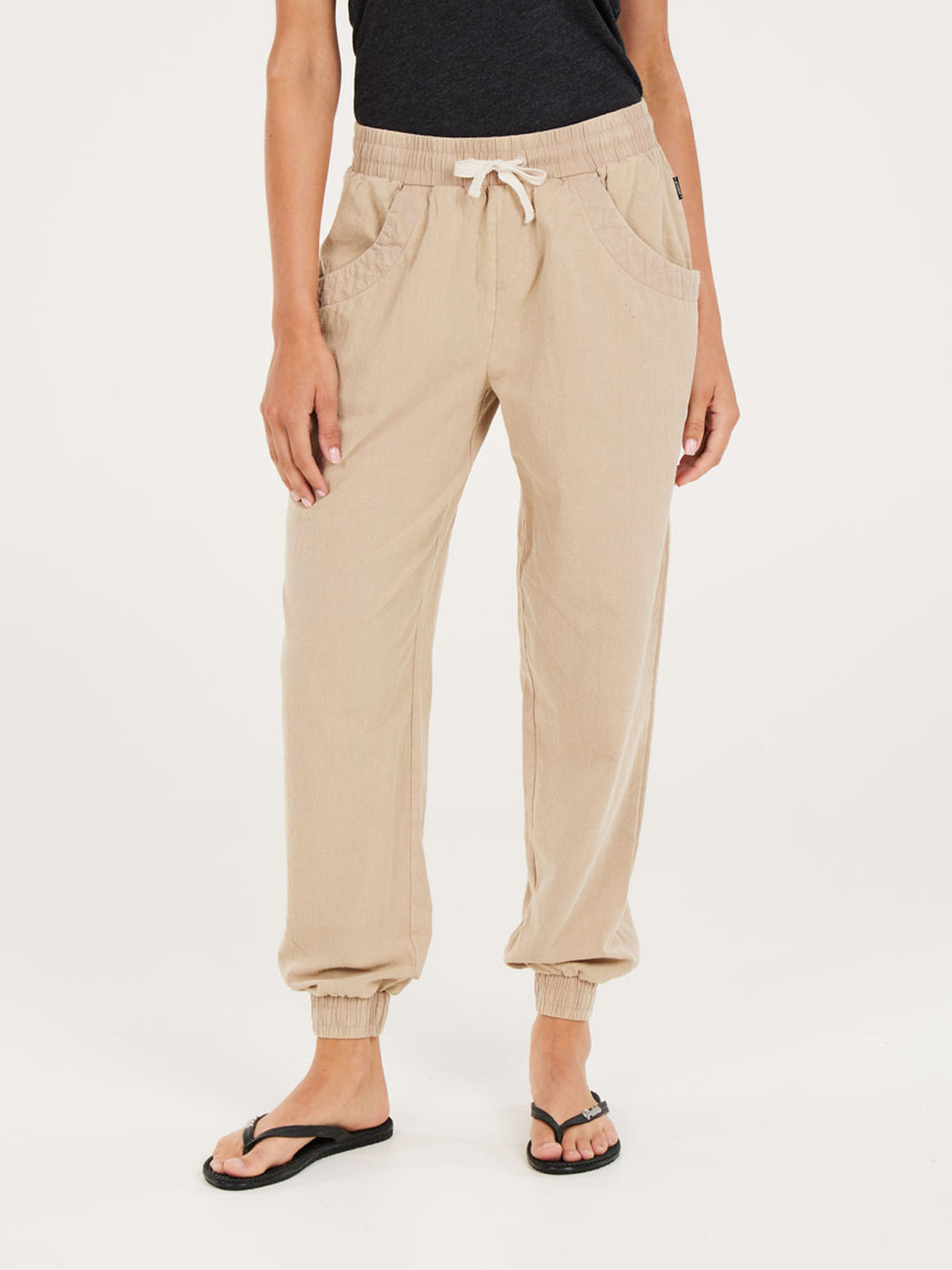 PROTEST PRTEXLINE Pants | BambooBeige