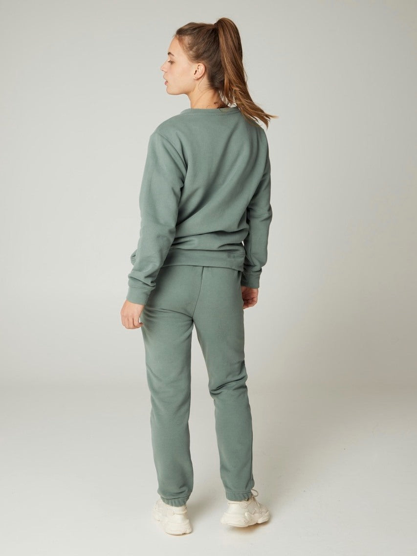 PROTEST PRTLAZULA Comfy Sweatpants | Glass Bottlegreen