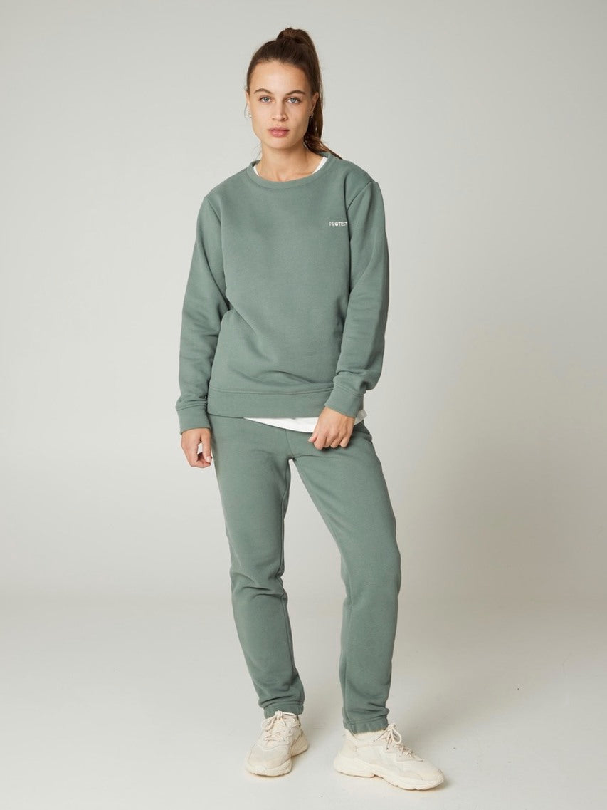 PROTEST PRTLAZULA Comfy Sweatpants | Glass Bottlegreen