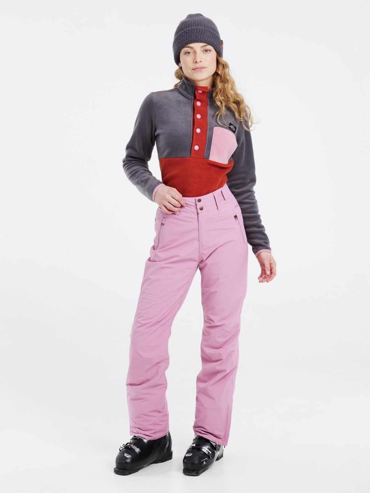 PROTEST CINNAMON snowpants | Cameo Pink