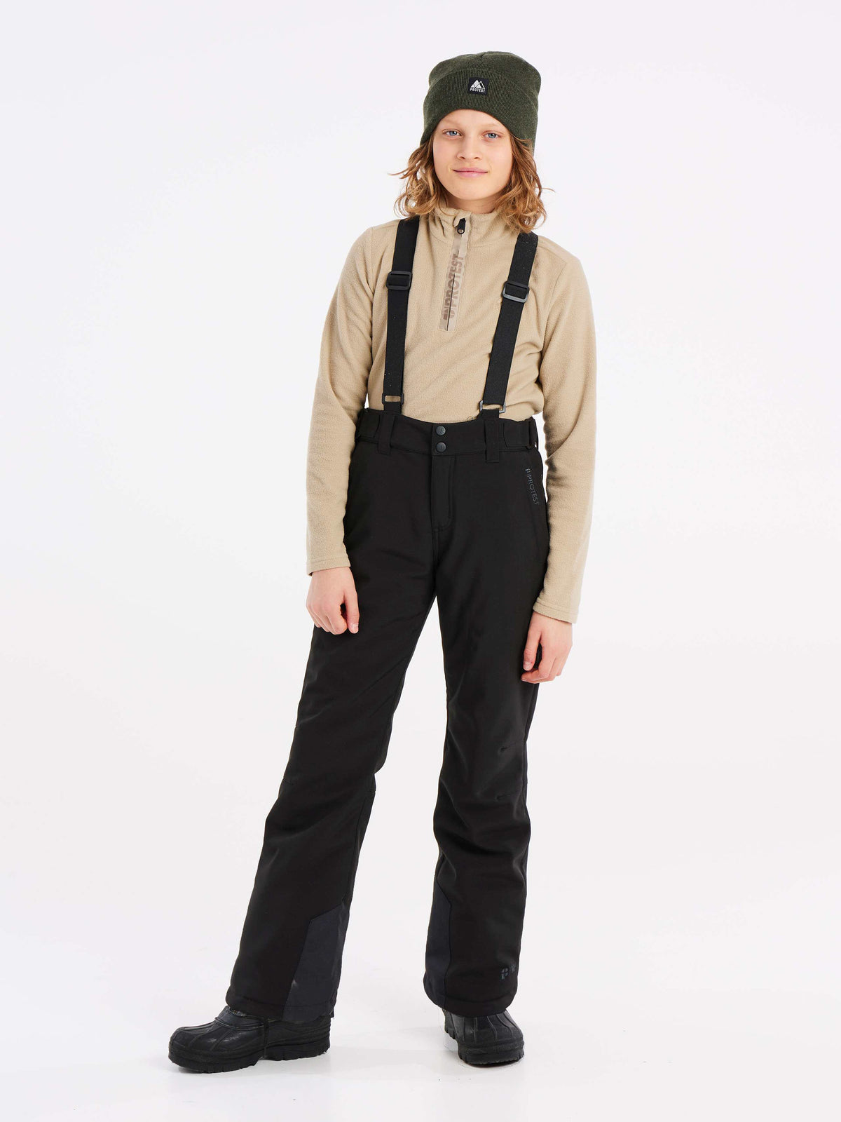 PROTEST PRTMOR JR softshell snowp | True Black