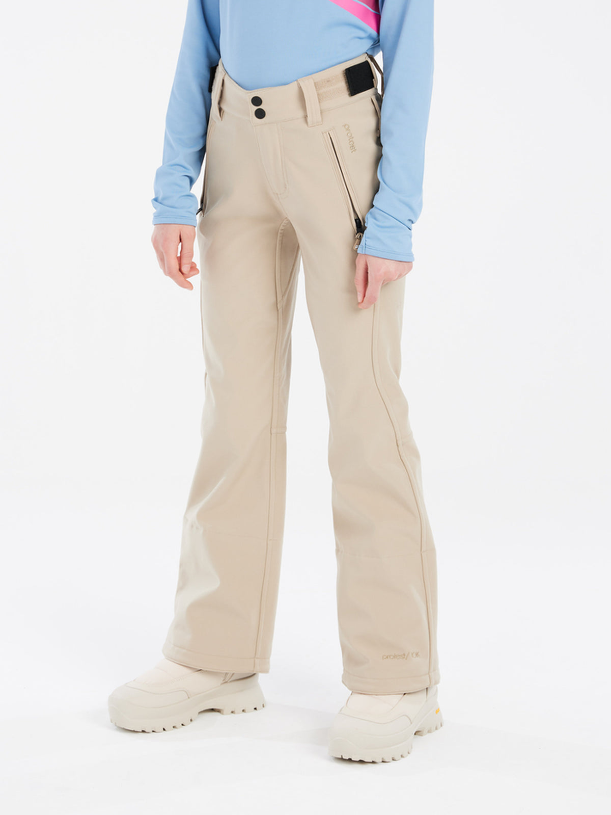 PROTEST RELOLE JR Snowpants | BambooBeige