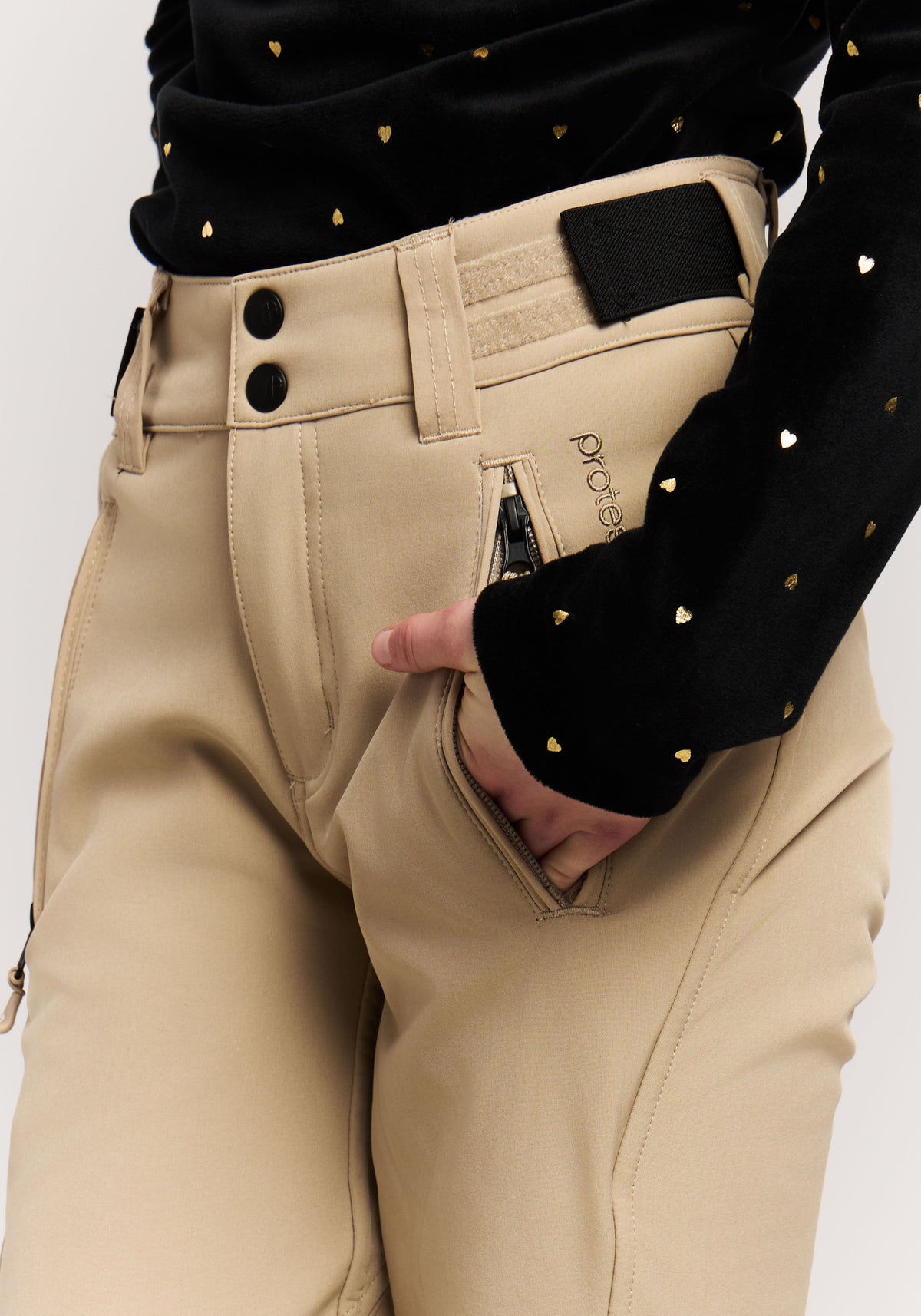 PROTEST RELOLE JR Snowpants | BambooBeige
