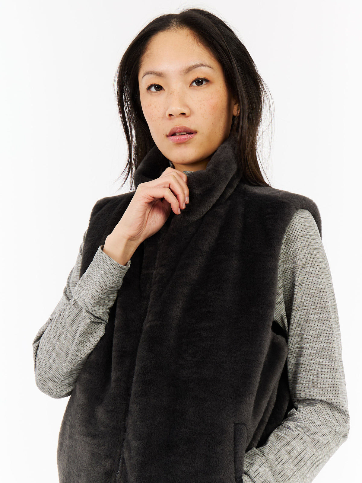 PROTEST PRTPonzo Outdoor Bodywarmer | Anthra Grey