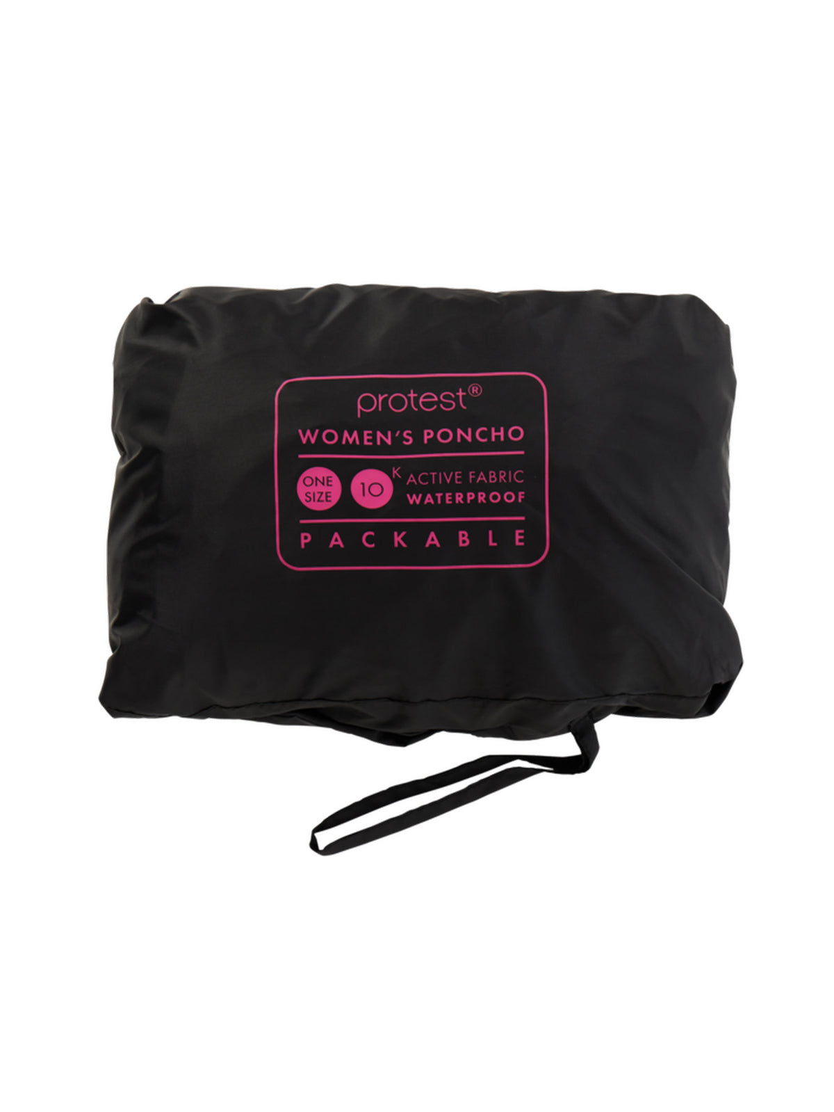 PROTEST PRTLaugh Rain Poncho | True Black