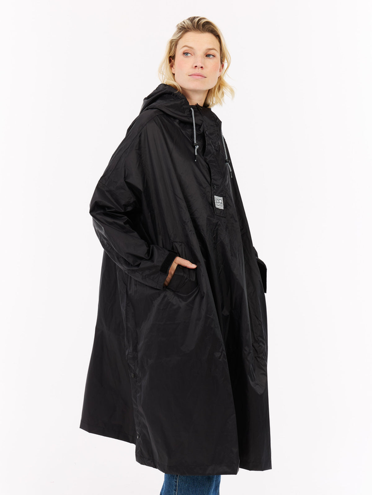 PROTEST PRTLaugh Rain Poncho | True Black