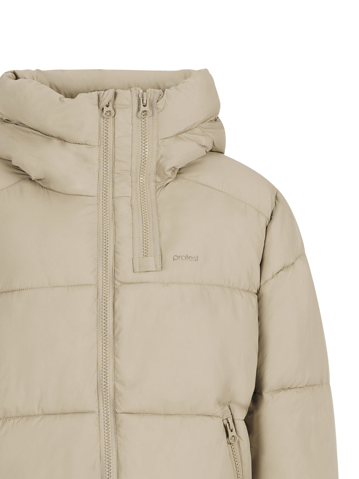 PROTEST PRTSelby Puffer Jacket | BambooBeige