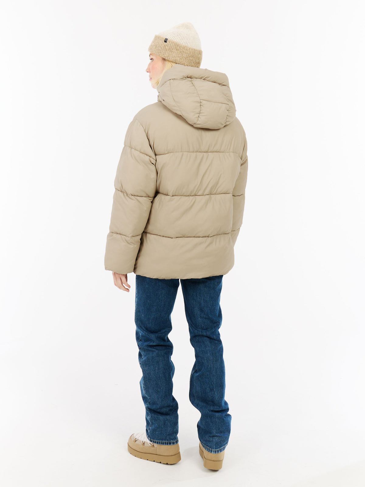 PROTEST PRTSelby Puffer Jacket | BambooBeige