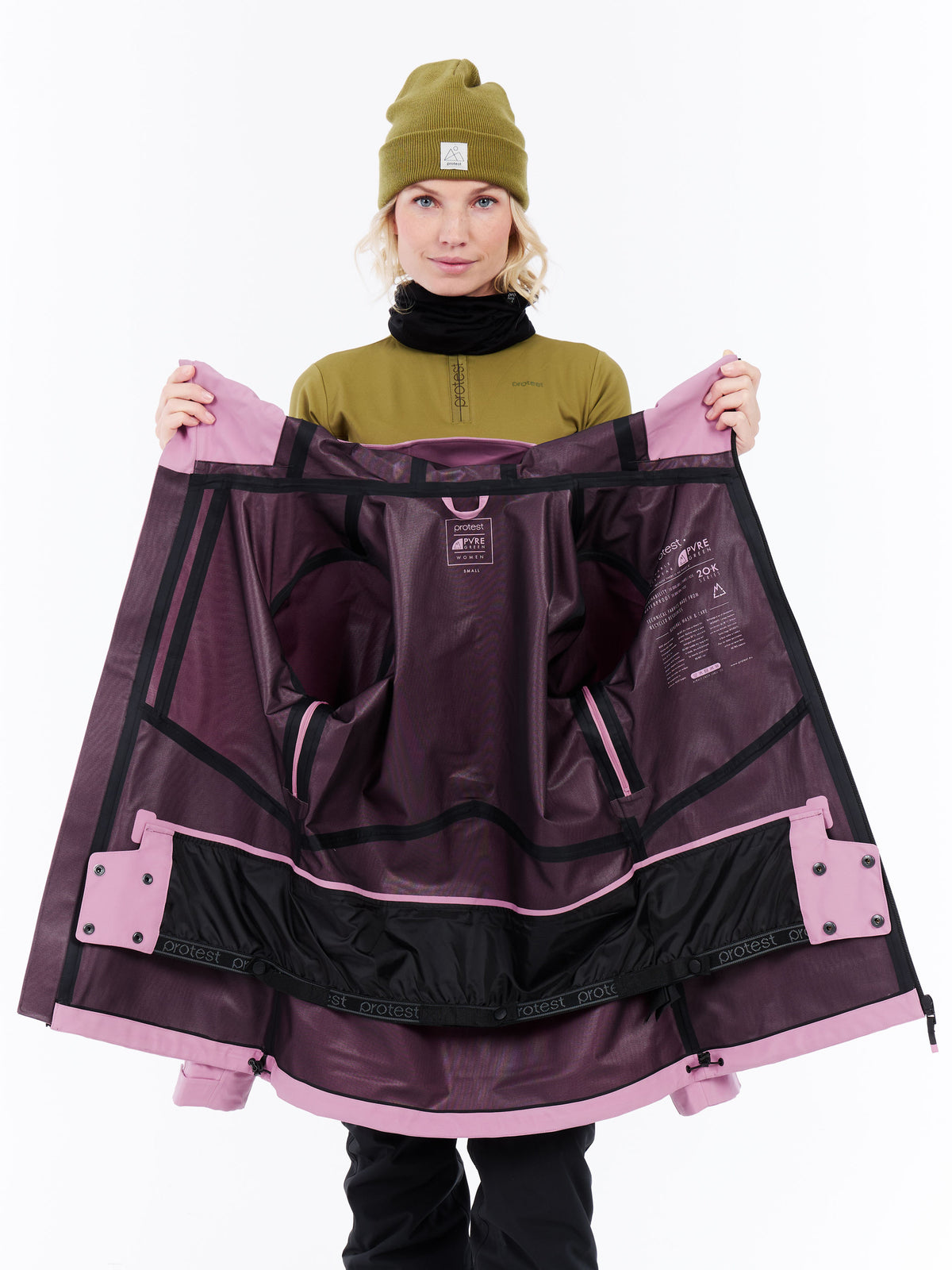 PROTEST PRTDyna Hardshelljacke | Vintage Pink