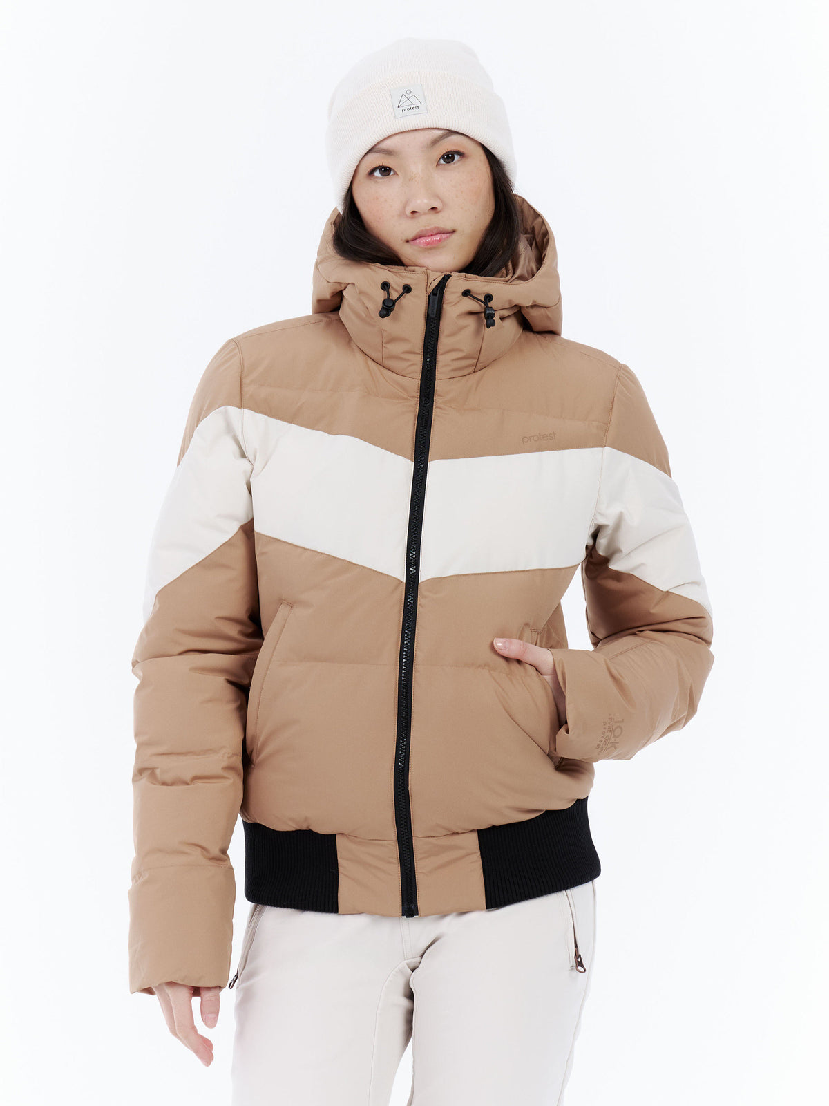 PROTEST PRTJilly Ski & Snowboard jackets | Teddy Brown