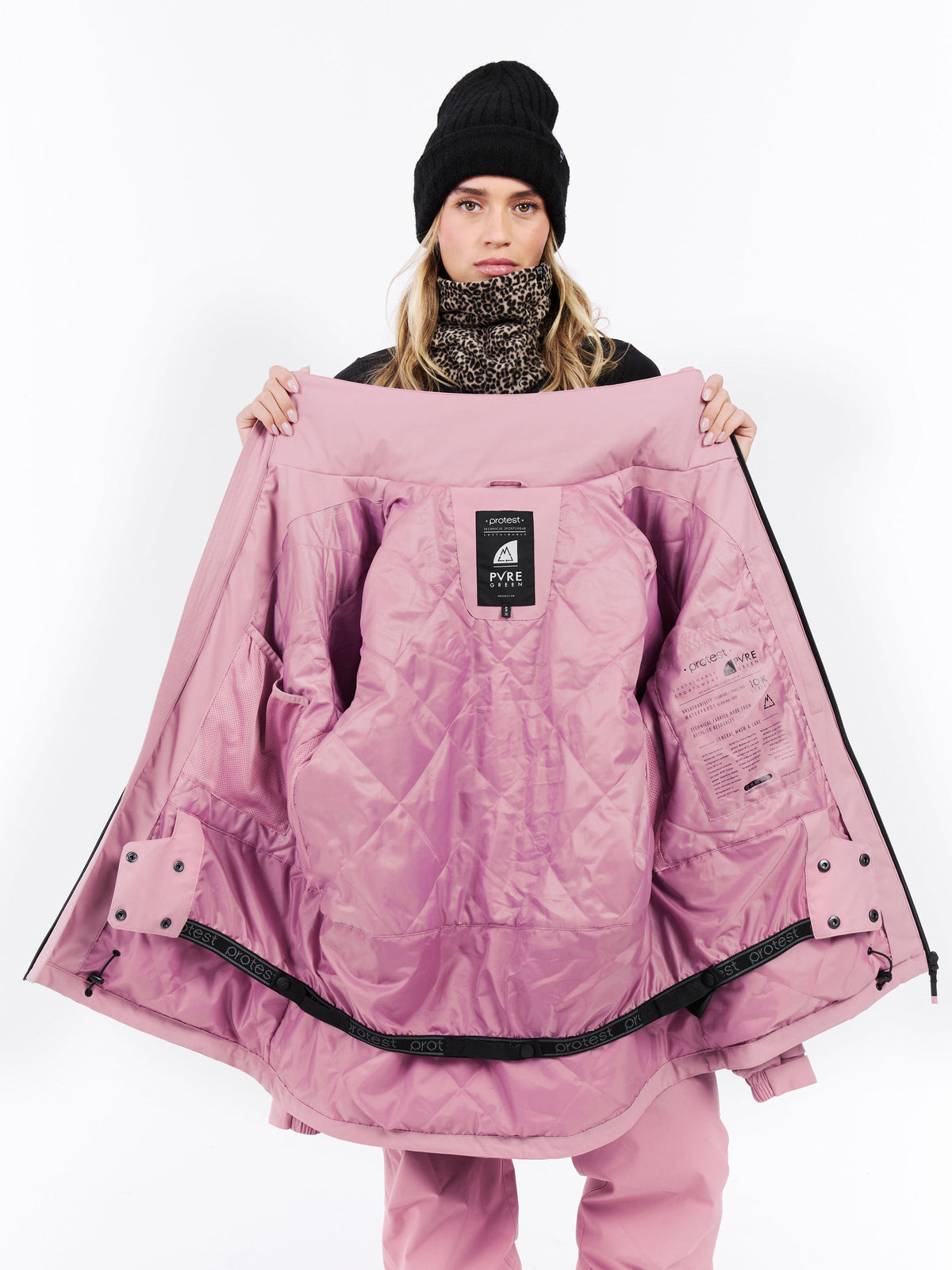 PROTEST PRTNara Ski & Snowboard jackets | Vintage Pink