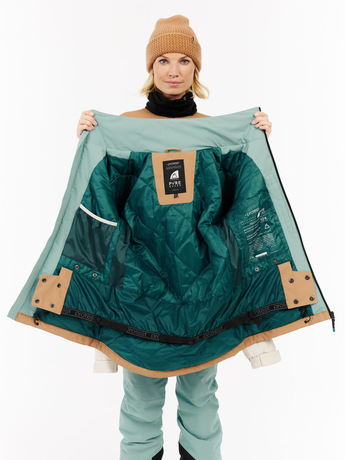PROTEST PRTSina Ski & Snowboard jackets | Teddy Brown