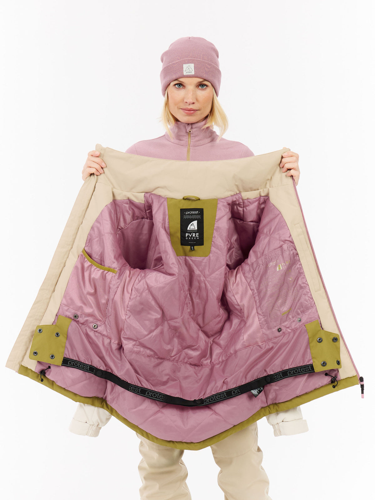 PROTEST PRTSina Ski & Snowboard jackets | Willow Green