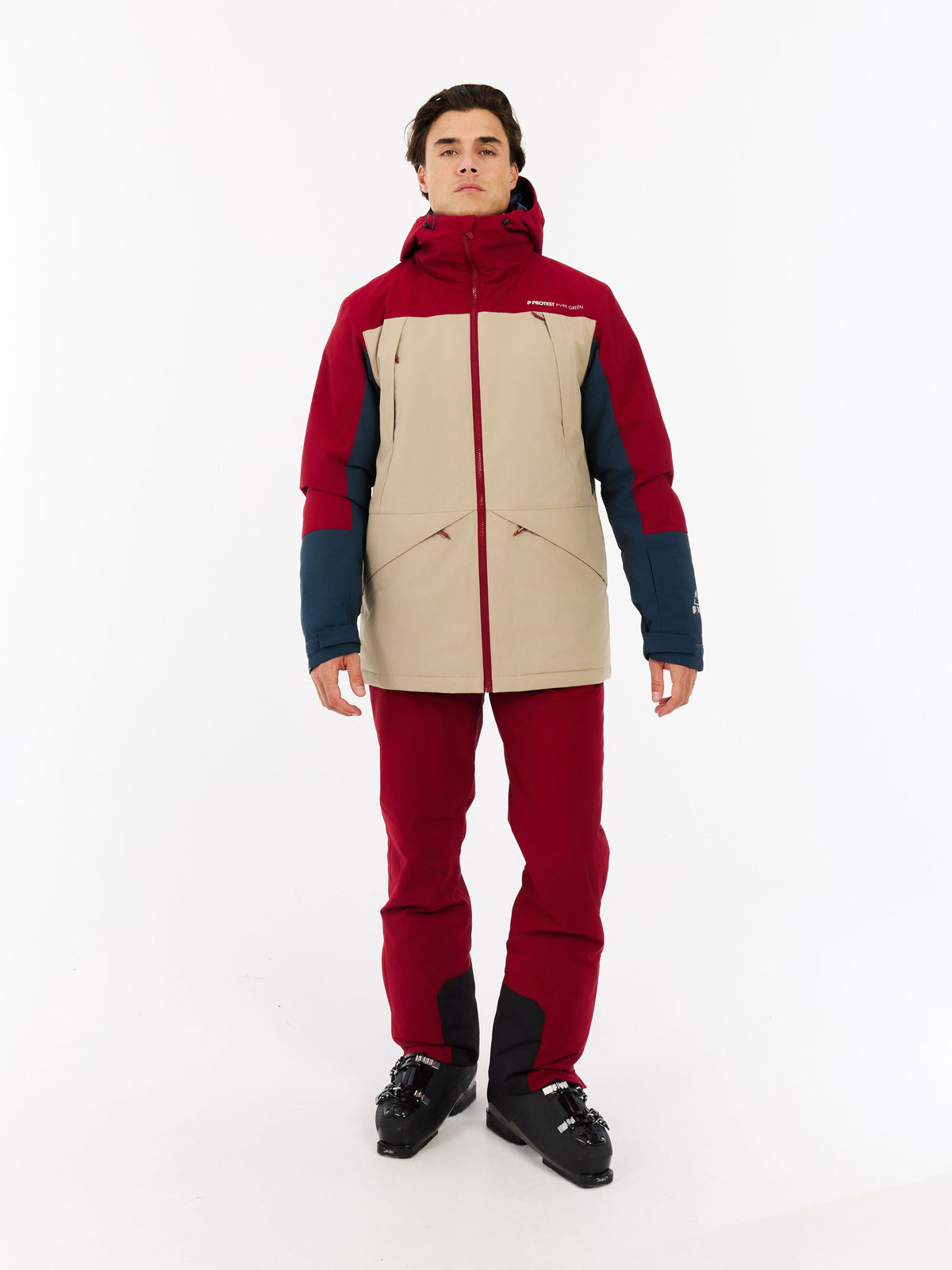 PROTEST PRTDunton Ski & Snowboard jackets | Velvet red