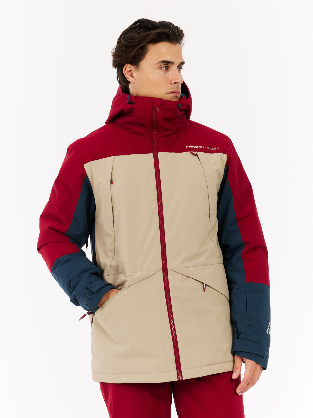 PROTEST PRTDunton Ski & Snowboard jackets | Velvet red