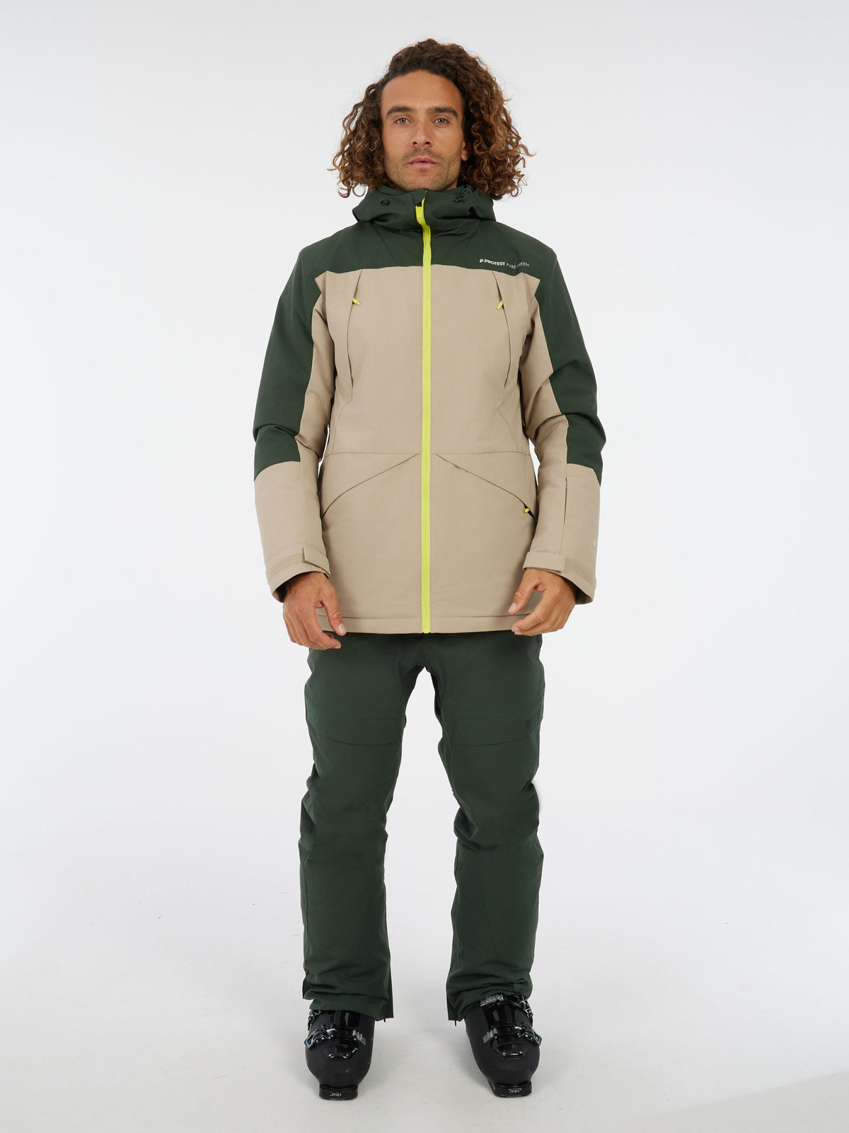 PROTEST PRTDunton Ski & Snowboard jackets | Kale green