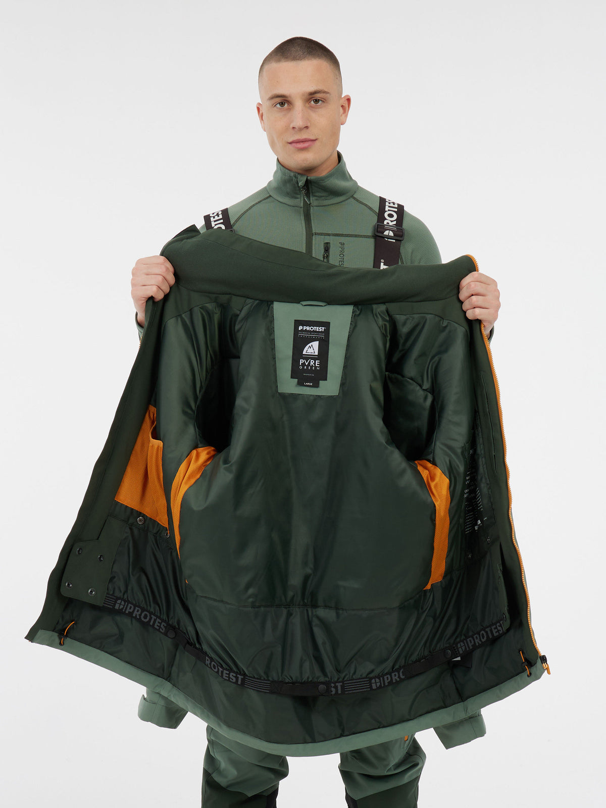 PROTEST PRTDunton Ski & Snowboard jackets | Aspen green